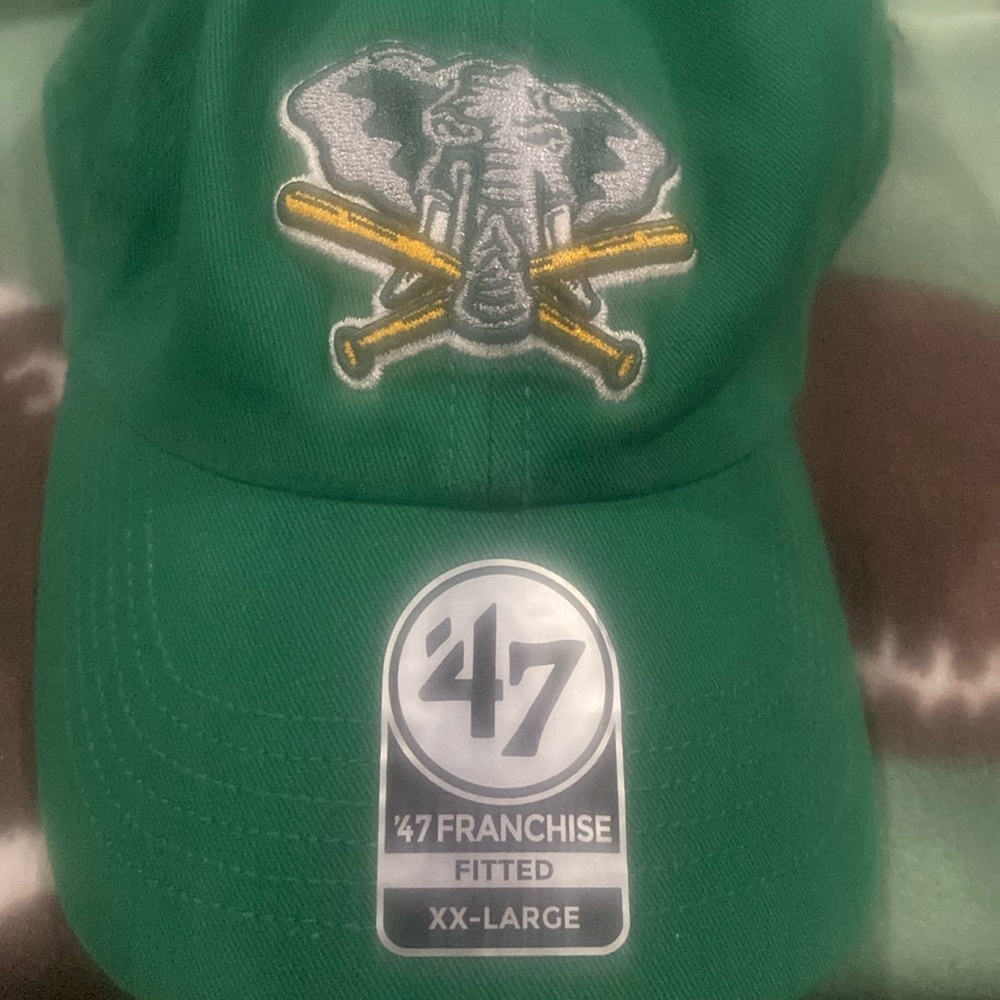 🆕⚾️💚Men's Oakland Athletics '47 Franchise Fitted, XX-Large Hat